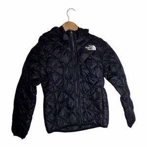 The North Face Girls Thermoball Black Puffer Jacket M